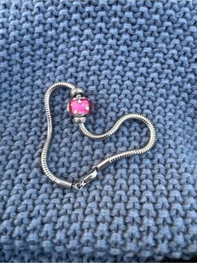 Pandora charm bracelet with charm